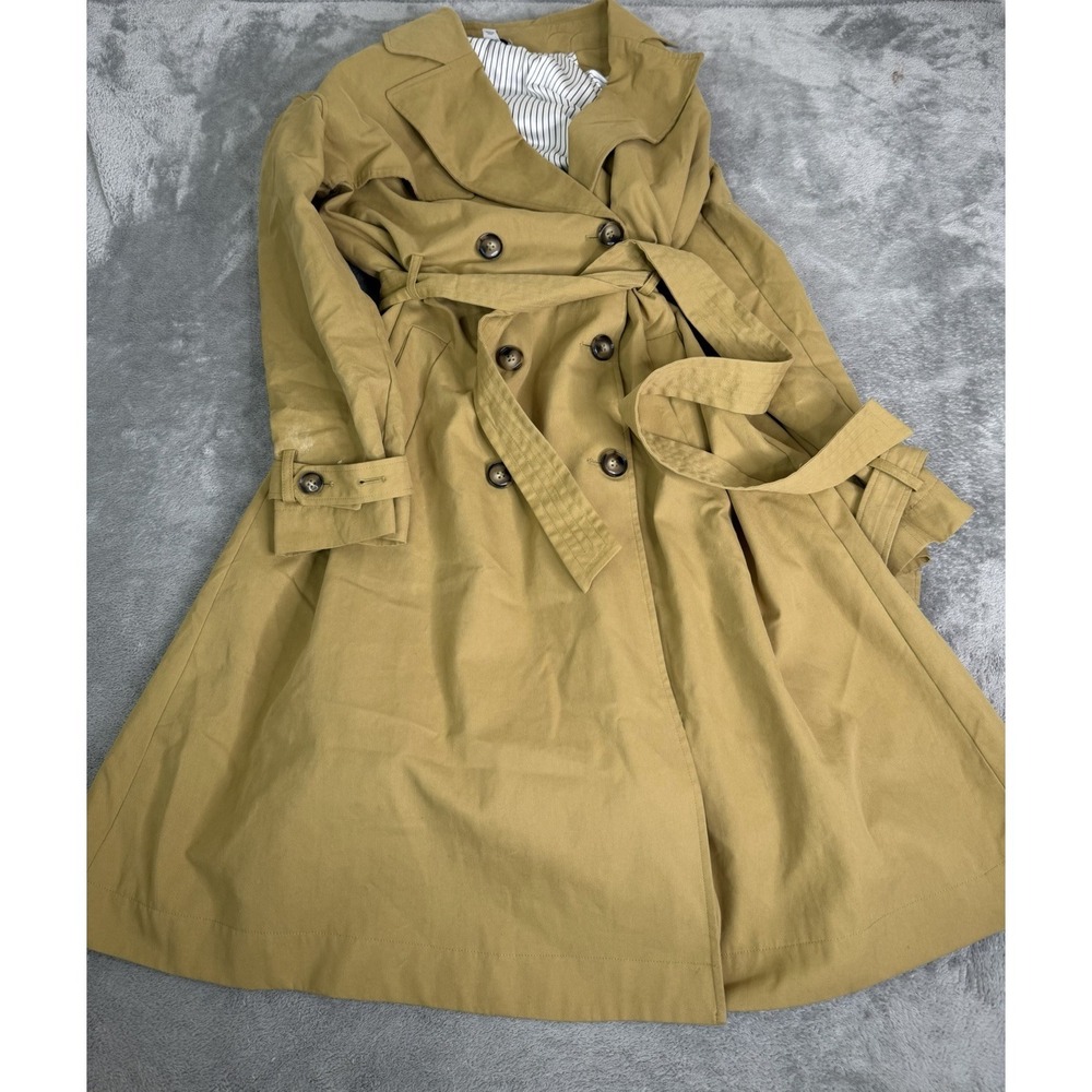 Nili Lotan Target Trench Coat Women's Size XS Beige